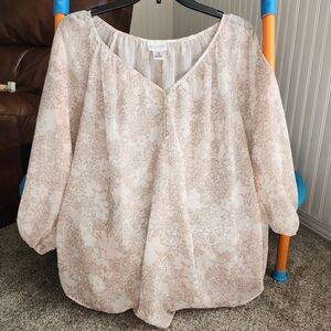 Motherhood Light Pink Floral Blouse